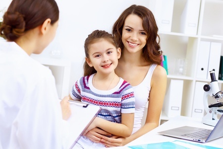 Mother & Daughter at Doctor